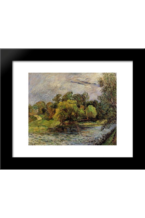 Oestervold Park, Copenhagen 20x24 Framed Art Print by Paul Gauguin