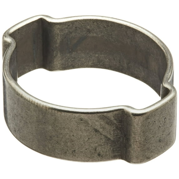 Oetiker 15100007 Stainless Steel Hose Clamp, Double Ear, Clamp ID Range 12.5 mm (Closed) - 15 mm (Open) (Pack of 10)