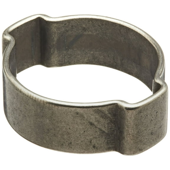 Oetiker 15100012 Stainless Steel Hose Clamp, Double Ear, Clamp ID Range 19.1 mm (Closed) - 23.0 mm (Open) (Pack of 100)