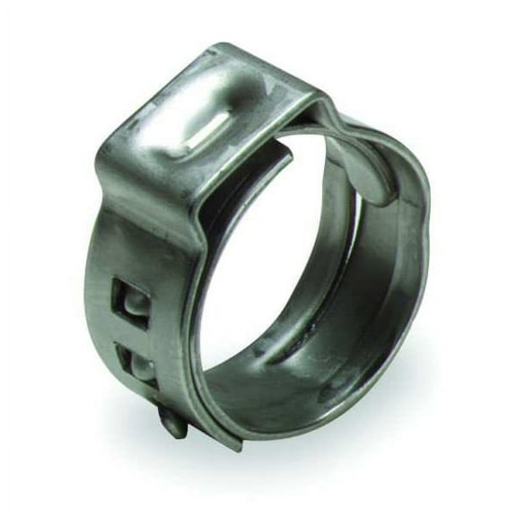 Oetiker Single-Ear Clamp,SS,1/2"Max OD,PK100 16702490-100