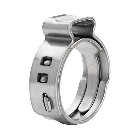 Oetiker Style Pinch Clamps Pex Cinch Rings, 1 INCH, Stainless Steel Pack of 10