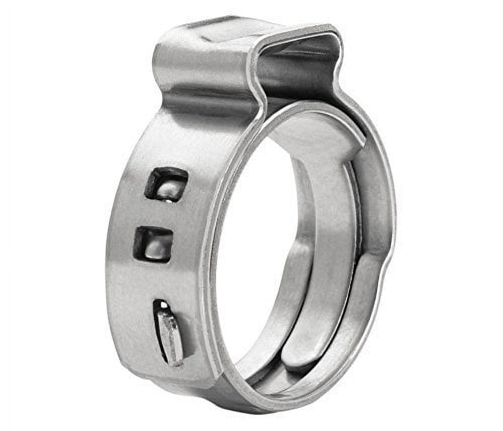 Oetiker Style Pinch Clamps Pex Cinch Rings, 3/8 INCH, Stainless Steel Pack of 10