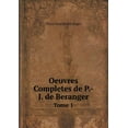 thumbnail image 1 of Oeuvres Completes de P.-J. de Beranger Tome 1 (Paperback), 1 of 1