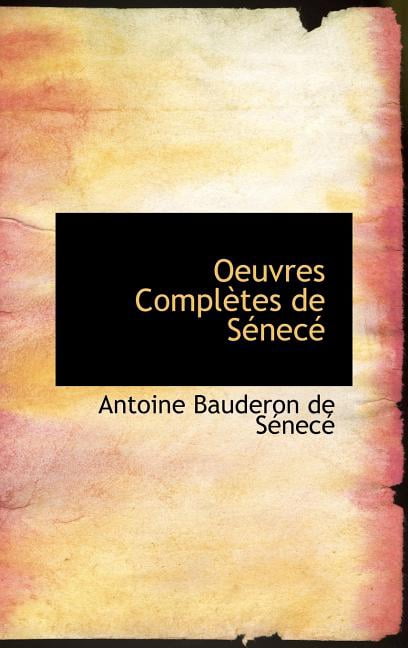 Oeuvres Completes de S NEC Hardcover
