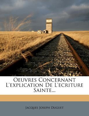 Oeuvres Concernant l'Explication de l'Ecriture Sainte... Paperback