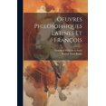 thumbnail image 1 of Oeuvres Philosophiques Latines Et François (Paperback), 1 of 1