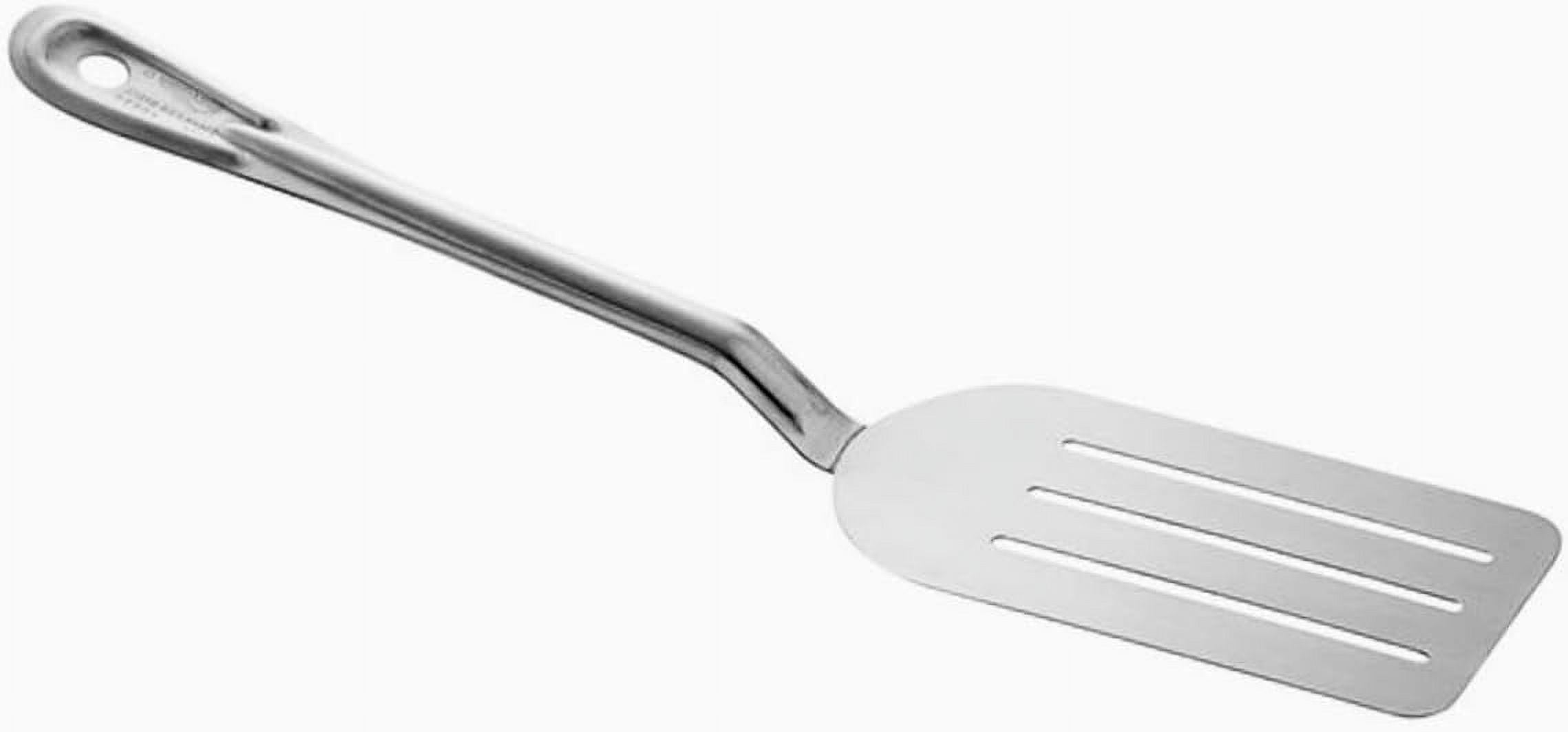 Of 6) Flexible Stainless Steel Slotted Spatula For Griddle Grill, 6 X 3