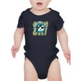 thumbnail image 1 of Of A Cute Pirate Cat  Bodysuit Infant -Image by Shutterstock,  Newborn, 1 of 4