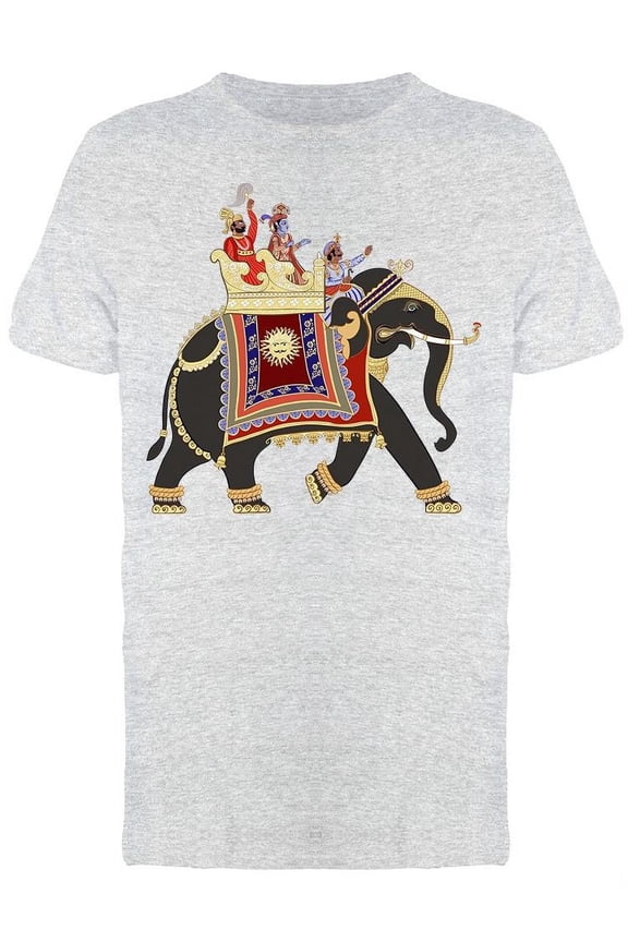 Of A Decorated Indian Elephant Tee Men's -Image by Shutterstock Men's T-shirt