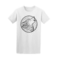 thumbnail image 1 of Of A Howling Animal Wolf T-Shirt Men -Image by Shutterstock, Male 3X-Large, 1 of 2