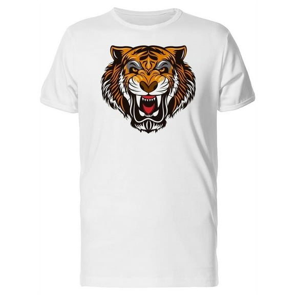 Of A Tiger Head T-Shirt Men -Image by Shutterstock, Male Large