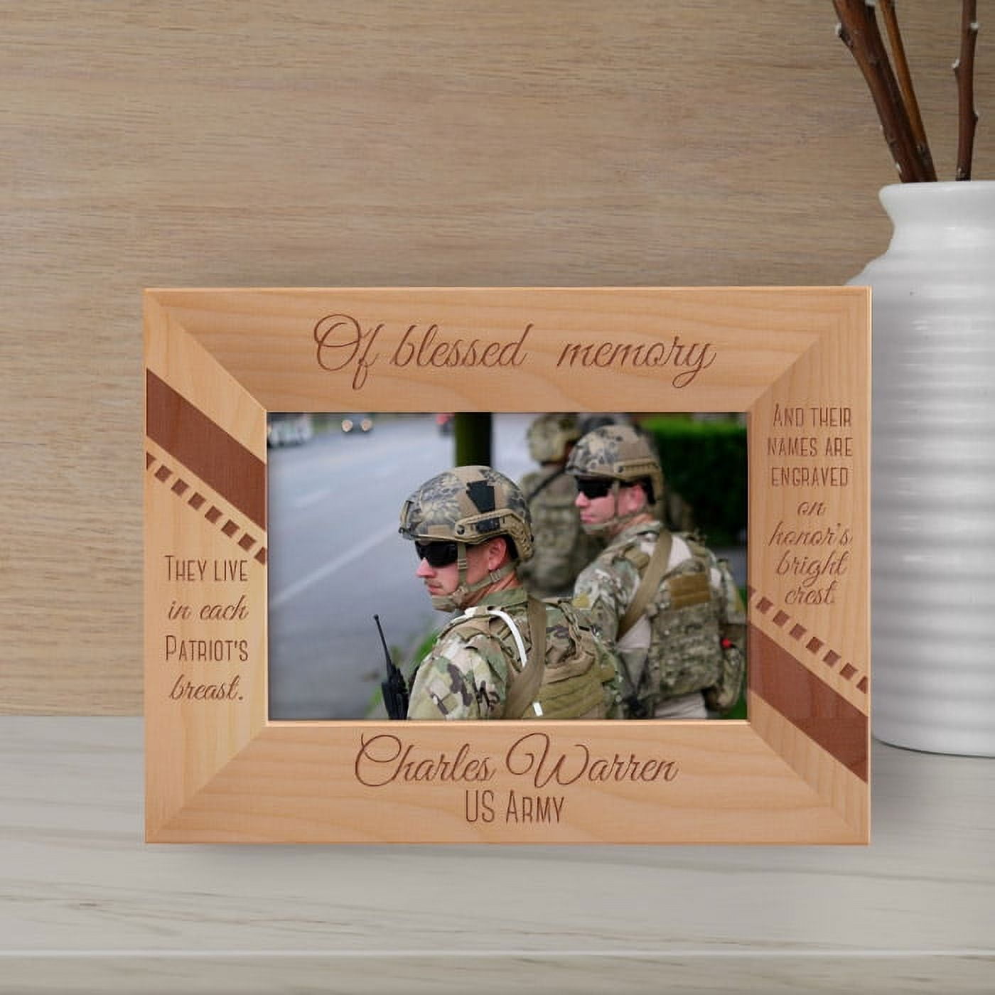 Of Blessed Memory Personalized Wooden Frame-6