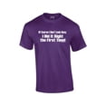 thumbnail image 1 of Of Course I Don't Look Busy T-shirt I Did It Right The First Time Funny Oneliner Humor Humorous Retro Classic Line Tee-purple-4xl, 1 of 4