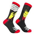 thumbnail image 1 of Of Course I Talk to Myself I Need Expert Advice Socks Funny Sarcastic Graphic Novelty Footwear For Men, 1 of 7