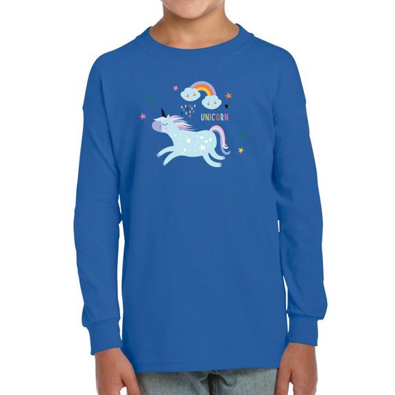 Of Cute Unicorn W Rainbow Long Sleeve Toddler -Image by Shutterstock, 3 Toddler