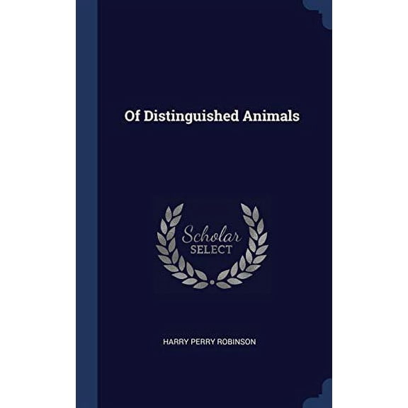 Of Distinguished Animals