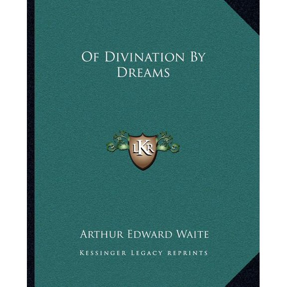 Of Divination By Dreams (Paperback)