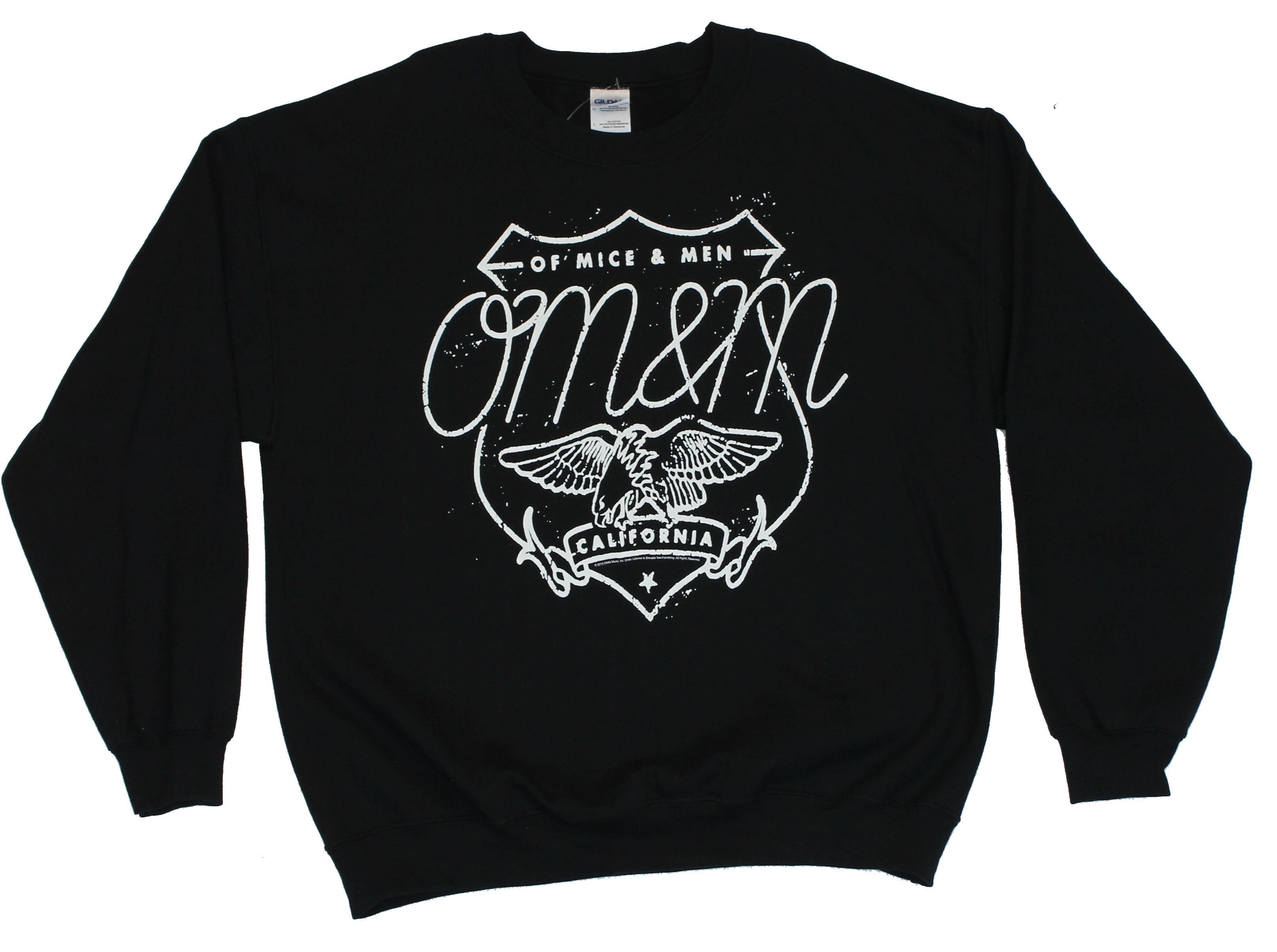 Of Mice Men Pullover Hoodie Sweatshirt California 2X Large Walmart