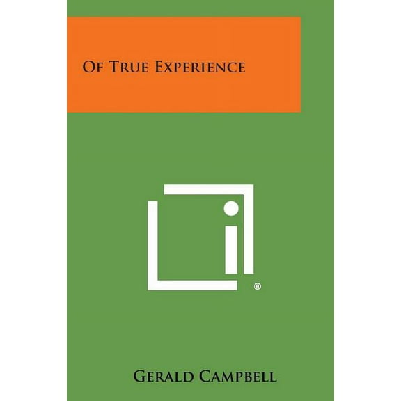 Of True Experience (Paperback)