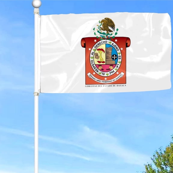 Of the Tree and Sovereign State of Oaxaca, located in Western Mexico Flag Banner with Grommets 3x5Feet Man cave Decor