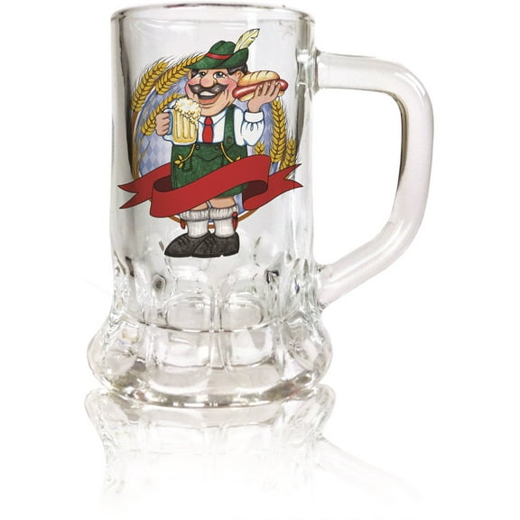 Ofest Man Dimpled Oktoberfest Mug Shot Glass