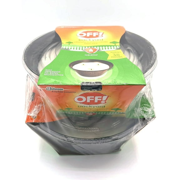 Off 2 Pk Citronella 3 Wick Candles