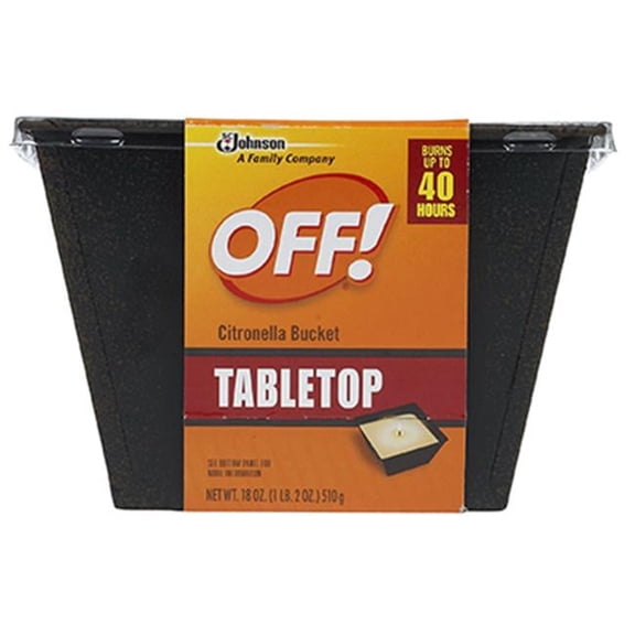 Off 70801 19 oz. Citronella Single Wick Bucket