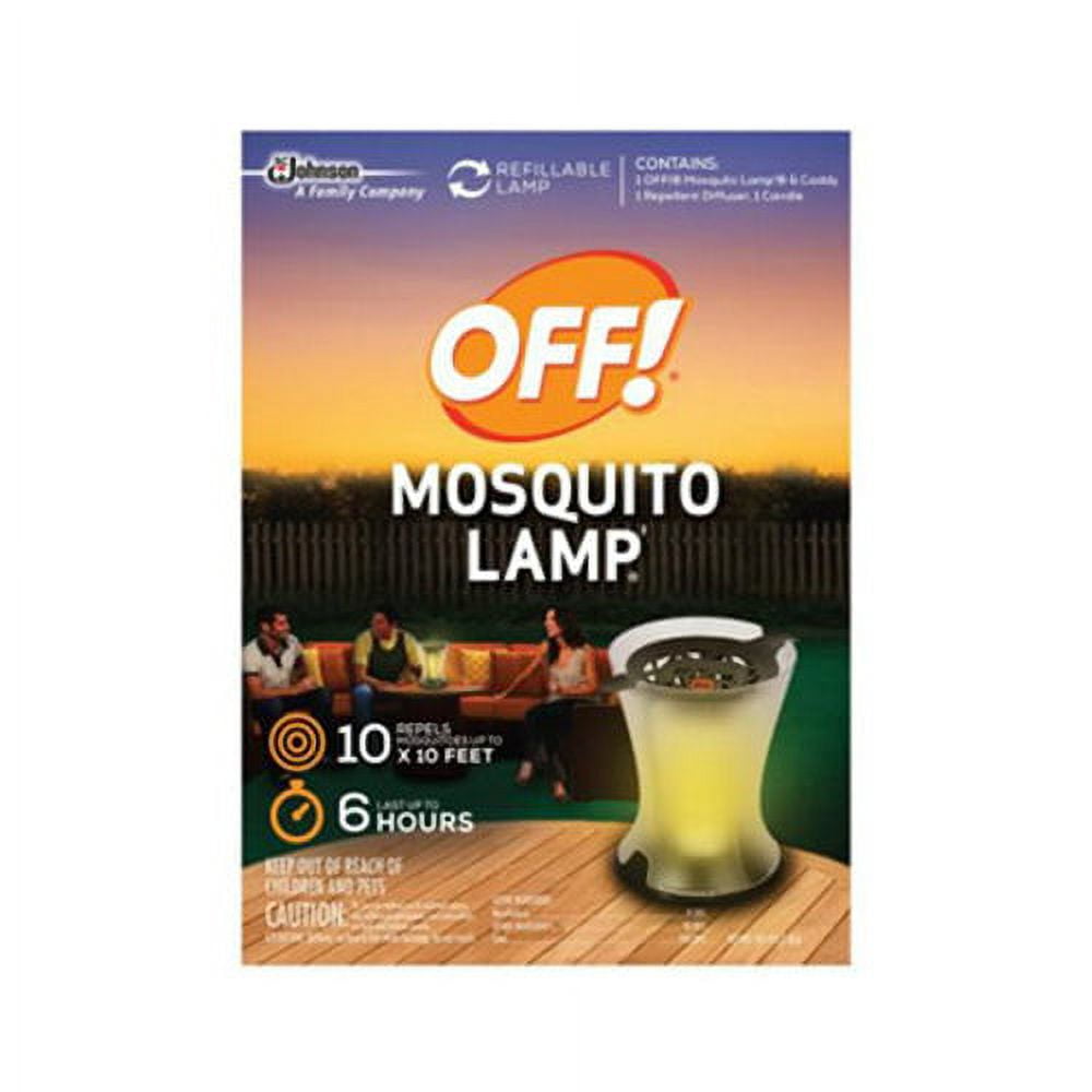 Off 76087 Mosquito Lamp with Mosquito Repellent Candle, Each