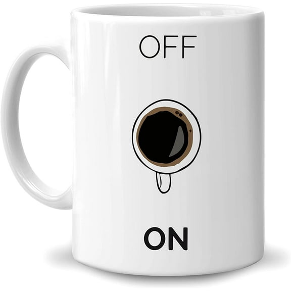 Off Coffee On 11oz White Ceramic Coffee Tea Mug, Gifts For Coffee Lovers, Caffeine Lovers, Humor Lovers, Family Friends, On Birthday, Holiday