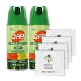 thumbnail image 1 of Off! Deep Woods Dry Aerosol Insect Repellent, 2.5 Ounce (2 Count) + (4) Bonus Wipes, 1 of 3