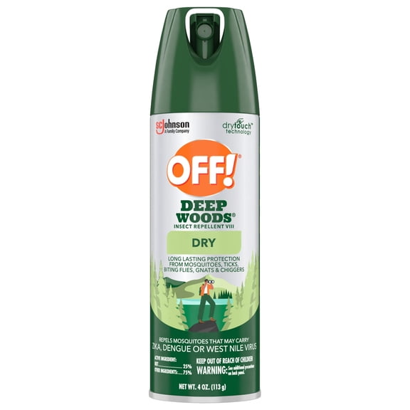 Off Deep Woods Dry Aerosol Spray - 4 oz