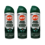 Off Deep Woods Insect Repellent 6oz 3 Pack