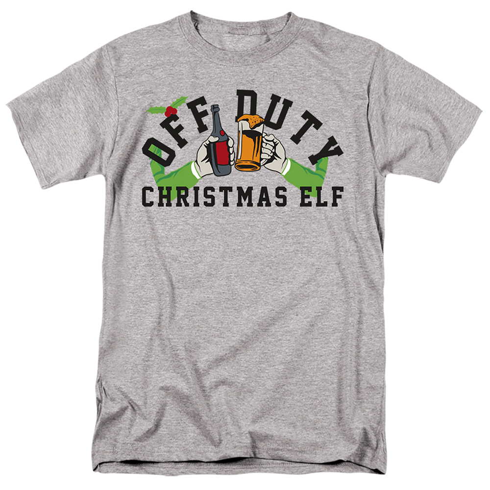 Off Duty Christmas Elf Unisex Adult T Shirt