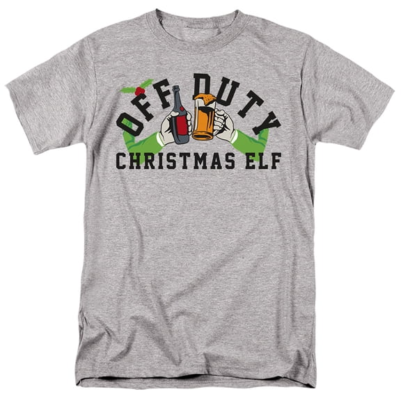 Off Duty Christmas Elf Unisex Adult T Shirt
