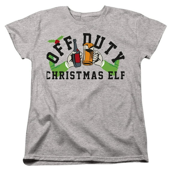 Off Duty Christmas Elf Women's T Shirt
