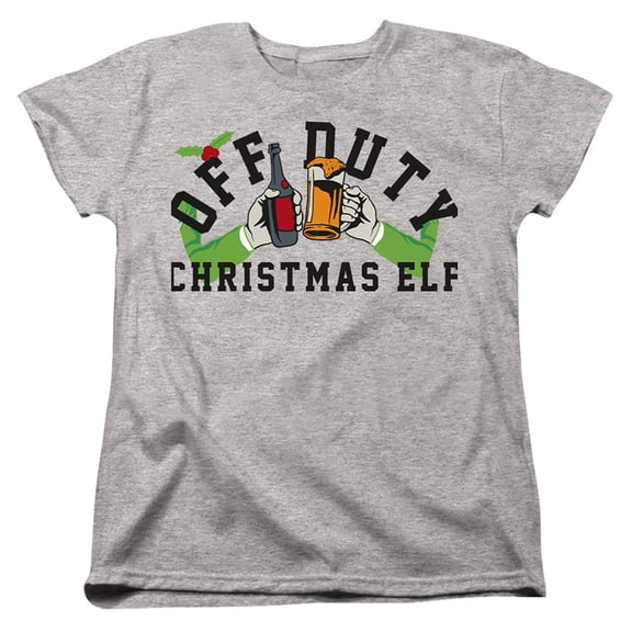 Off Duty Christmas Elf Women's T Shirt