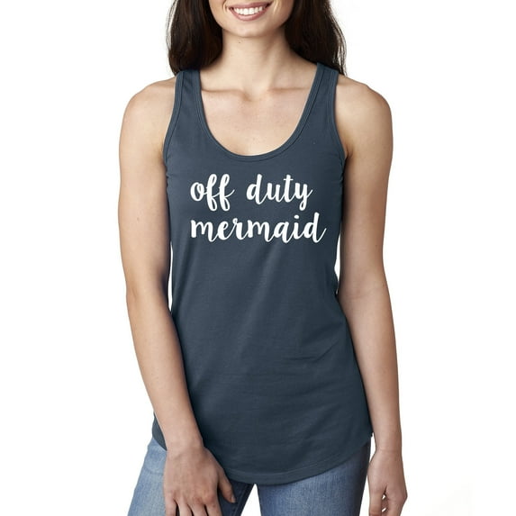 Off Duty Mermaid Racerback Tank