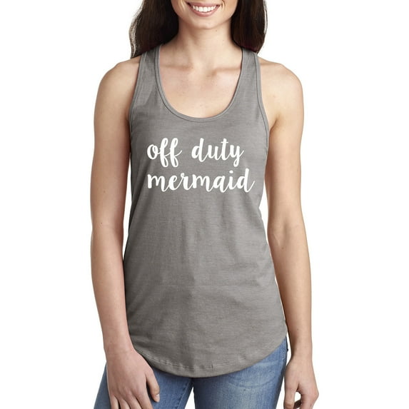Off Duty Mermaid Racerback Tank