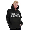 thumbnail image 1 of Off Duty Unicorn Fantasy Hoodie Sweatshirt Women Brisco Brands X, 1 of 5