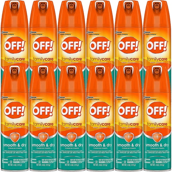 Off! Family Care Smooth & Dry Insect Spray, 4 oz (Pack - 12)