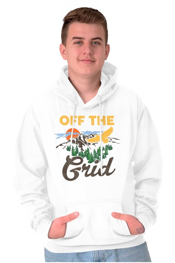 Off Grid Camping Relax Unwind Nature Hoodie Sweatshirt Women Men Brisco Brands X