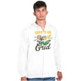 thumbnail image 1 of Off Grid Camping Relax Unwind Nature Zip Up Hoodie Men's Women's Brisco Brands S, 1 of 6