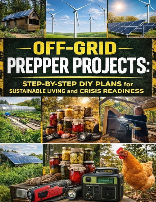 Off-Grid Prepper Projects; Step-by-Step DIY Plans for Sustainable Living and Crisis Readiness, (Paperback)