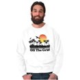 thumbnail image 1 of Off Grid Tropical Paradise Vacation Unisex Plus Fleece Graphic Sweatshirt Brisco Brands 5X, 1 of 5
