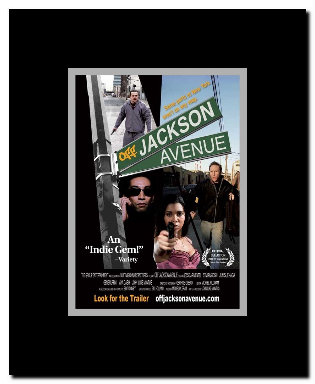 Off Jackson Avenue Framed Movie Poster