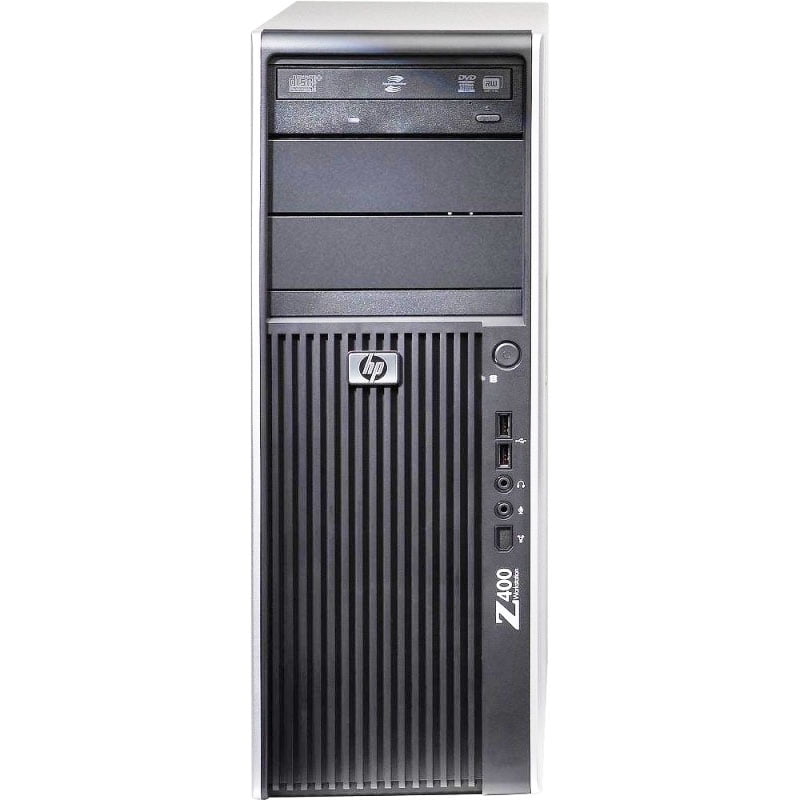 Off Lease HP Z400 Workstation 3.2GHz XQC 8GB 320GB DRW Win 10 Pro