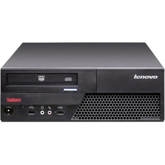 Off Lease Lenovo ThinkCentre M58 3.0GHz C2D 2GB 160GB DVD Win 7 Home SFF Computer B Scratch and Dent