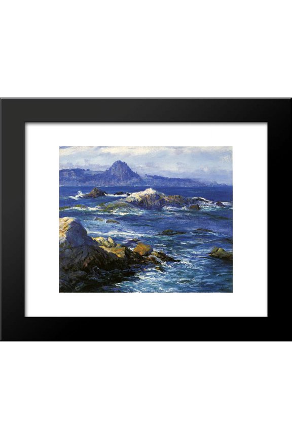 Off Mission Point (aka Point Lobos) 20x24 Framed Art Print by Guy Rose