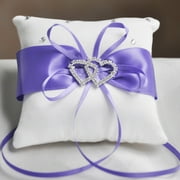 BIATE Off Promotions! Heart Wedding Ring Wedding Ring Holder Ring Heart Rhinestone Wedding Ring with Rhinestone Heart Shaped Decoration Party Ceremonies Weddings,1X Wedding Ring Hand Pillow Clearance!