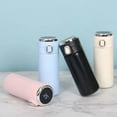 thumbnail image 1 of Off Promotions! Huayishang Kitchen Cups Stainless Steel Smart Thermos Cup Pink, Kitchen Essentials Clearance Sale Pink, 1 of 8
